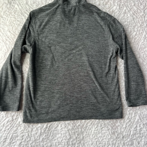 Eddie Bauer Men’s  Gray Quarter-Zip Pullover Size L - Picture 8 of 9